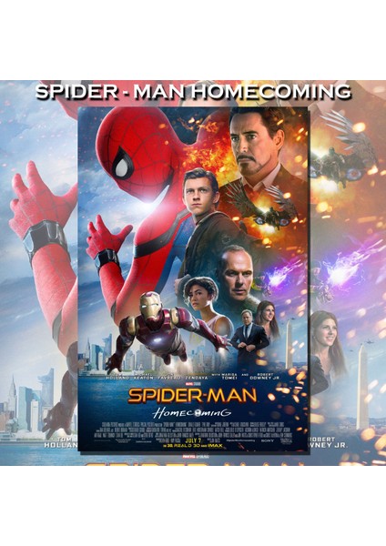 Spider-Man Homecoming Tom Holland Film Posteri Baskı