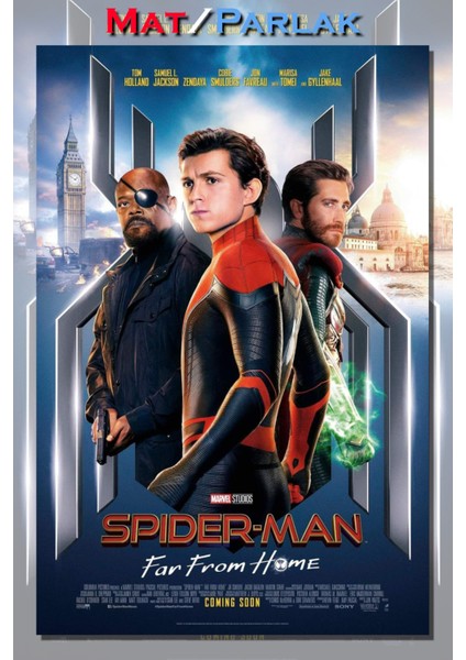 Spider-Man Far From Home/Örümcek Adam Evden Uzakta Film PosteriBaskı