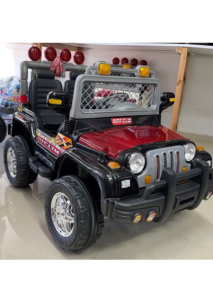 Aliş Mega Çift Kişilik 12 Volt Uzaktan Kumandalı Akülü Araba / Jeep