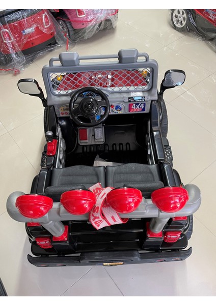 Aliş Mega Çift Kişilik 12 Volt Uzaktan Kumandalı Akülü Araba / Jeep
