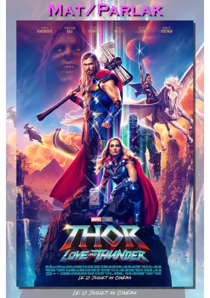 Thor 4 Love And Thunder/Aşk Ve Gökgürültüsü Film Posteri Baskı