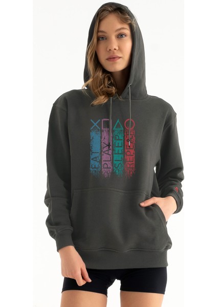 Gamer Kapşonlu Tasarım Sweatshirt fırsatları