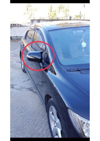 Honda Civic 2006.2012 Fd6 Parlak Siyah Batman Ayna Kapagı fiyatları