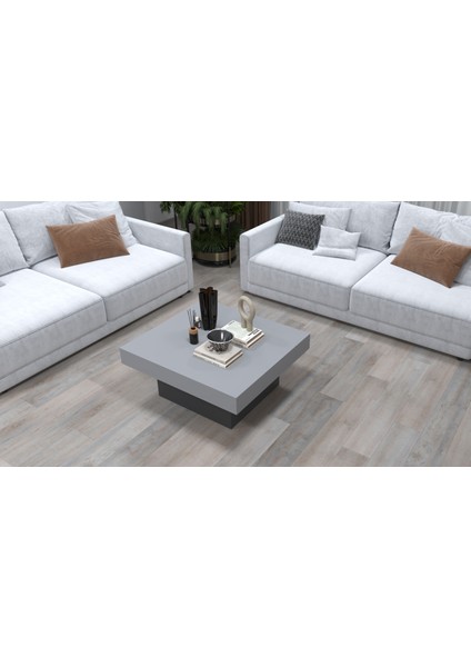 Medusa Kare Modern Orta Sehpa 90 cm
