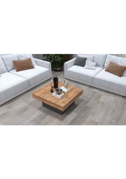 Medusa Kare Modern Orta Sehpa 90 cm