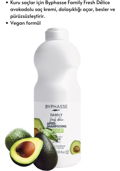 Family Fresh Avokadolu Besleyici Saç Kremi 400ml