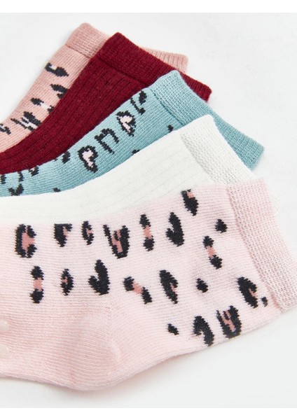 Baby Baskılı Kız Bebek Soket Çorap 5'li modelleri