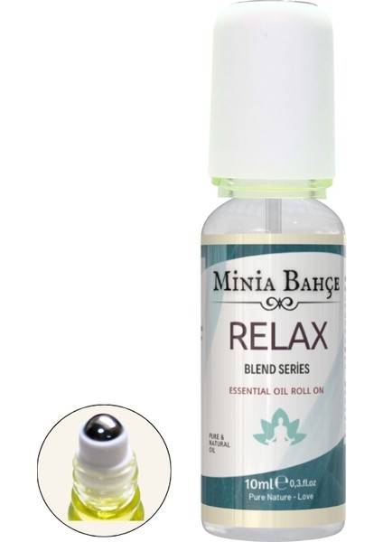 Doğal Roll On, Relaks Uçucu Yağ Karışımı, Jojoba Yağı. 10ml