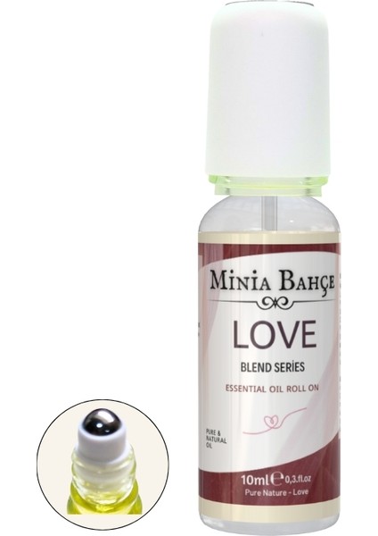 Doğal Roll On, Aşk Uçucu Yağ Karışımı, Jojoba Yağı. 10ml