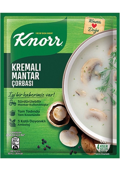 Kremalı Mantar Çorbası (63 G) X6 Adet