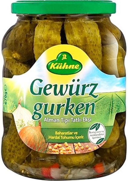 Alman Tipi Salatalık Turşusu (670 gr) x6 Adet