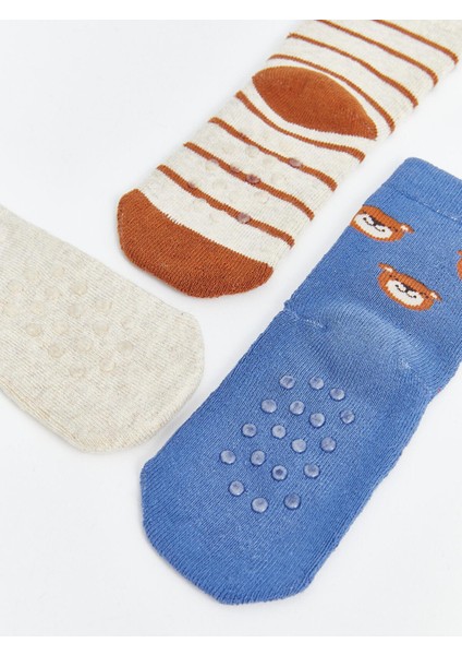 Baby Baskılı Erkek Bebek Soket Çorap 3'lü fırsatları