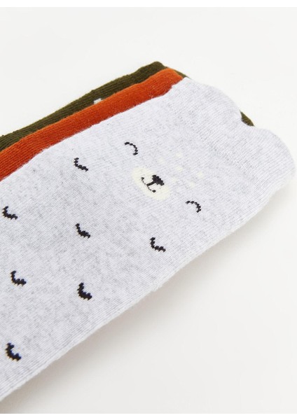 Baby Baskılı Erkek Bebek Soket Çorap 3'lü fırsatları