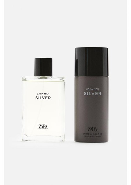 Man Sılver Edt 90ML (3.04 Fl Oz) + Deodorant Spray Edc 150ML (5.07 Fl Oz)