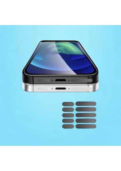 Xiaomi 14 T Pro Uyumlu Siyah Toz ve Kir Önleyici Hoparlör Toz Önleyici 5 Takim 10 Adet Tıpa Set