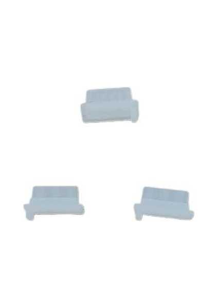 USB Portlar ile Uyumlu Toz ve Kir Önleyici USB Soket Koruyucu Tıpa Slikon 3 Adet Şeffaf Tıpa fiyatları