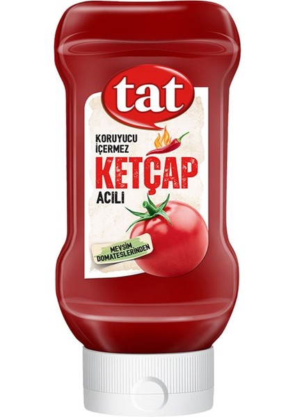 Acılı Ketçap 390 gr x 6 Adet