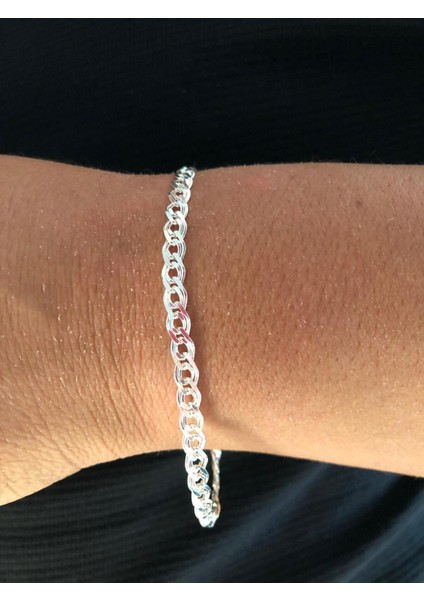 5mm Nano Model 925 Ayar Gümüş Bileklik Sevgiliye,babaya,arkadaşa Hediye modelleri