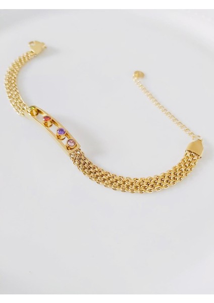 Çelik Mess Gold Renk Bileklik fiyatları
