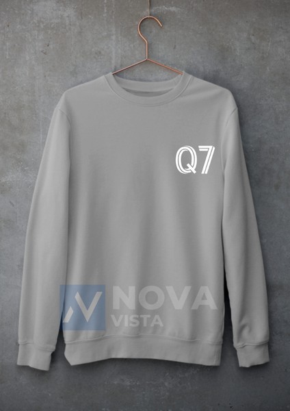 Biy Store Ricardo Quaresma 7 Numara Sırt Forma Baskılı Unisex Bisiklet Yaka Spor Sweatshirt