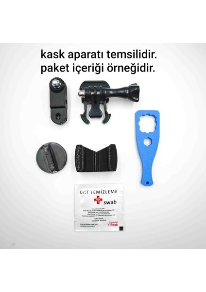 Scorpion Exo Combat 2 Kask Için Chin Mount Aksiyon Kamera Çene Bağlantı Aparatı