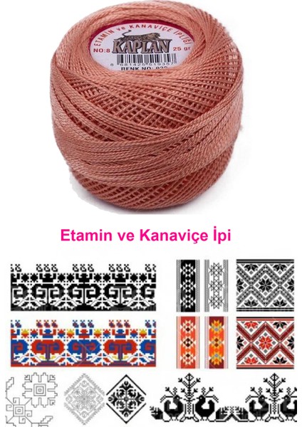Etamin ve Kanaviçe Ipi 8 No Kod/renk: 922 - Royaleks