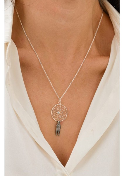 925 Ayar Gümüş Dream Catcher Kolye modelleri