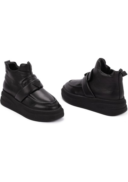 Kadın Hakiki Deri Yüksek Taban Bilek Boy Günlük Bot modelleri