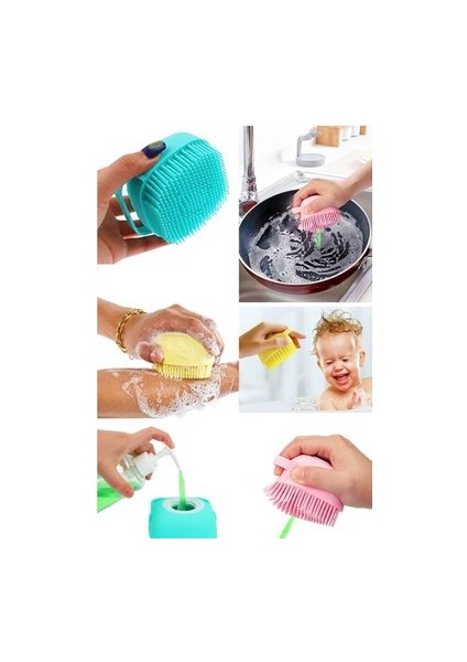 Banyo Duş Kesesi - Sabun Duş Jeli - Hazneli Masaj Lif Fırçası modelleri