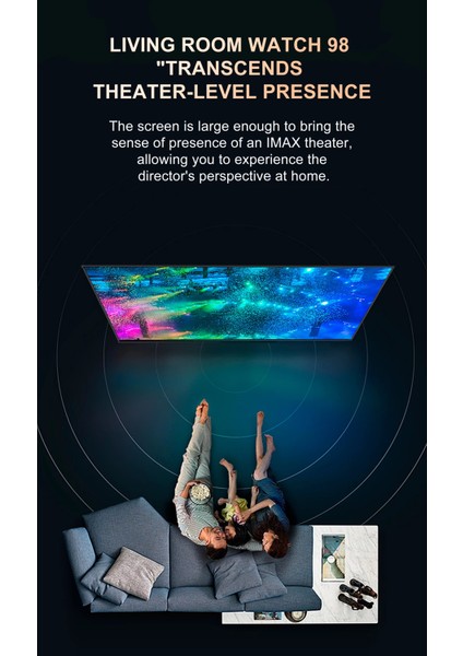 4K Pro Android Oyun Konsollu Ev Sineması Ultra Hd LED Projeksiyon