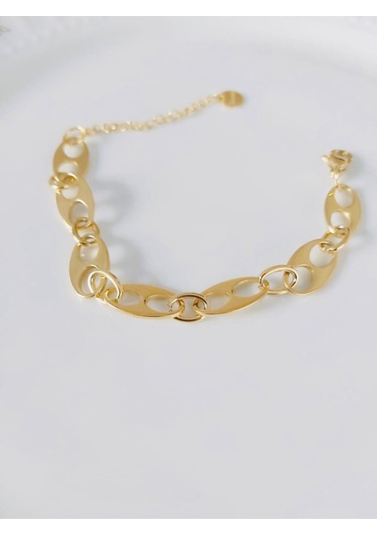 Çelik Gold Renk Bileklik