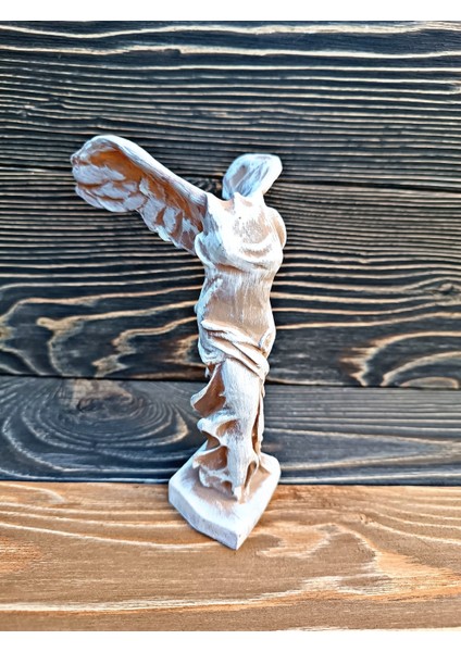 Antik Başsız Melek Heykeli 17 Cm El Yapımı Masa Üstü Vitrin lik