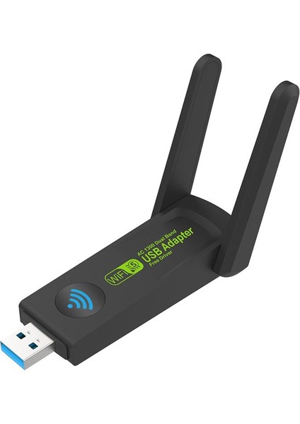 AC1300 Mbps Kablosuz Wifi Alıcı Dual Band USB 3.0 Adaptör 2.4g/5.8g Çift Frekanslı