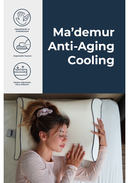 Anti Aging Terleme Önleyici (Cooling Effect) Visco Yastık