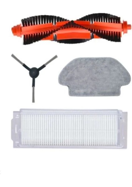 Viomi V2 Pro , V3 , Viomi Se Robot Süpürge Uyumlu 4'lü Yedek Parça Seti