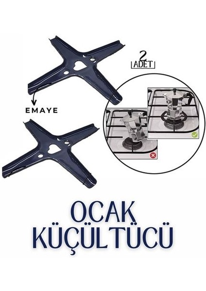Modacar Mutfak Gazlı Ocak Küçültücü 2 Adet Brokis Design