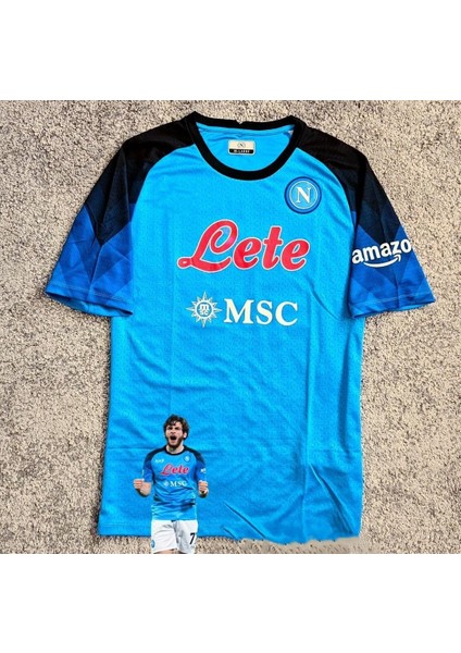 Napoli 2023/24 Yeni Sezon Kvaratskhelıa Iç Saha Forması