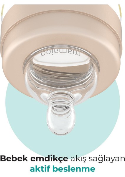 Gold Plus Ikili Biberon 250 ml & Anti-Kolik Silikon Biberon Emziği M