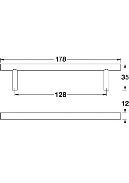 Thor Kulp Inox Renkli 128 mm 2'li Paket