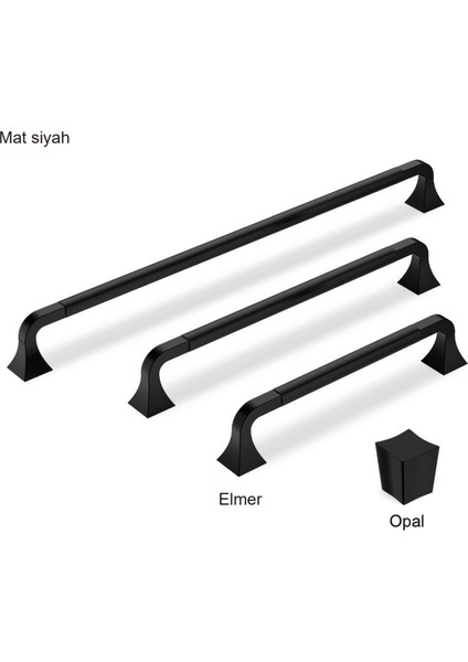 Elmer Kulp Siyah Renkli 128 mm 5'li Paket