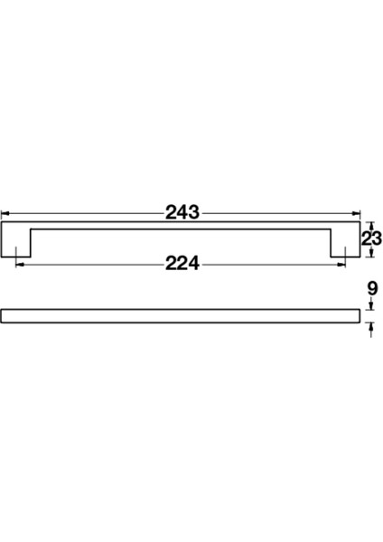 Han Kulp Siyah Renkli 224 mm 6'lı Paket fiyatları