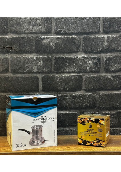Yeni Elektrikli Ocak ve 1 kg Kefo Gold Kömür