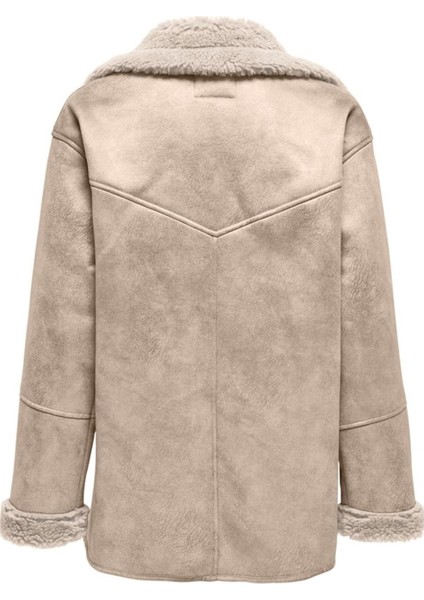 Onlylva Bonded Collar Coat cc Otw Krem 15322037 fırsatları
