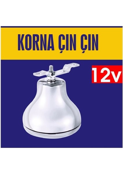Krom Yüksek Sesli Çın Çın Tramvay Çan Korna 12V modelleri