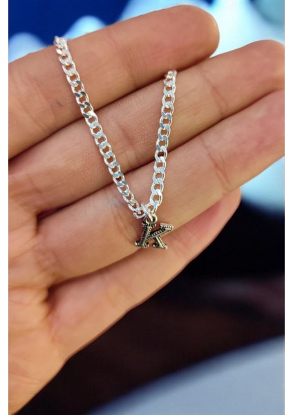 925 Ayar Gümüş 3 mm Gurmet Harfli Bileklik fiyatları