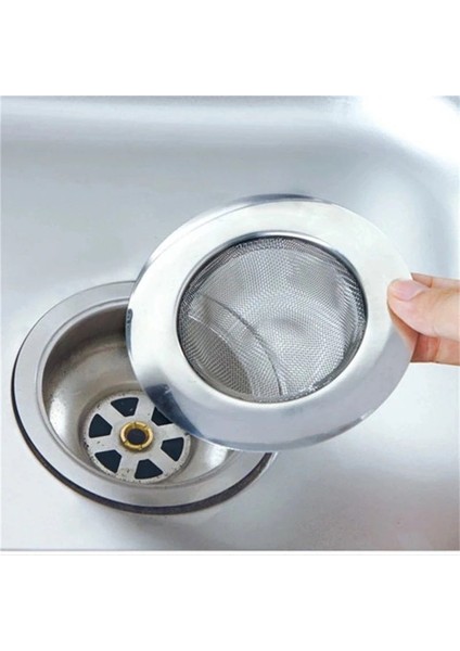 Paslanmaz Lavabo Gider Süzgeci 7,5 cm