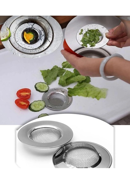 Paslanmaz Lavabo Gider Süzgeci 7,5 cm indirimleri