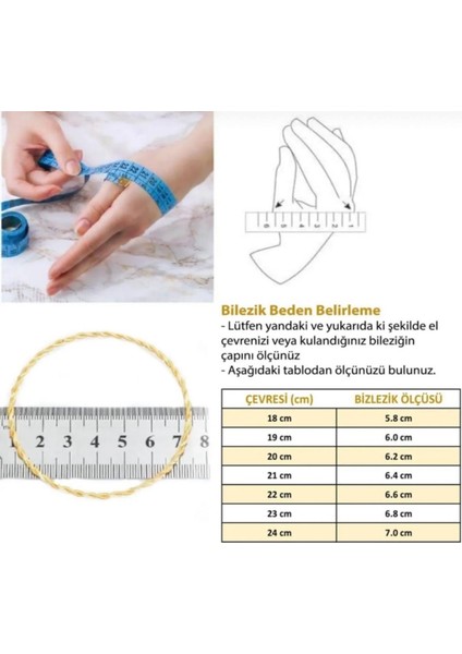 Çelik Altın Kaplama 2li 1 Adet Kalın Burma Bilezik