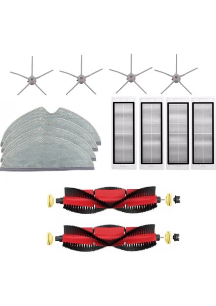 Roborock S5 Max S50/S55/S5 Uyumlu 14 Parça Yenileme Seti