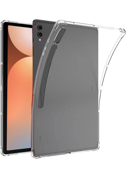 Samsung Galaxy Tab S10 Ultra SM-X920/ X926 Kılıf 14.6" Şeffaf Shockproof Silikon Arka Kapak